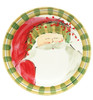 Vietri Old St. Nick Striped Hat Dinner Plate