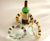 Annieglass Ruffle High Wine Coaster