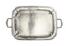 Match Pewter Parma Rectangle Tray with Handles