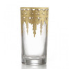 Arte Italica Vetro Gold Highball Glass