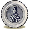 Match Pewter Trentino Scalloped Small Round Frame