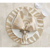 Kim Seybert Serengeti Placemat in White & Natural - Set of 2