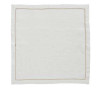 Star Napkin in White & Gold, Set of 4 by Kim Seybert