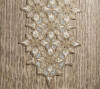 Xmas Snowflake Table Runner in Silver & Crystal by Kim Seybert