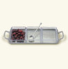 Match Pewter Crudite Tray with Handles