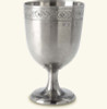 Match Pewter Engraved Chalice, Lg.