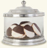 Match Pewter Glass Cookie Jar