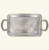 Match Pewter Lago Rectangle Tray with Handles, Small