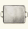 Match Pewter Rectangle Tray with Handles