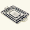 Match Pewter TR0016 Rectangle Tray with Handles