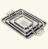 Match Pewter TR0015 Rectangle Tray with Handles