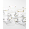 Moser Royal Set of 6 Teacups