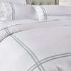 Peacock Alley Duo Striped Sateen Duvet Cover