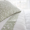 Peacock Alley Fern Cuff Percale Flat Sheet