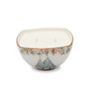 Arte Italica Natale Small Square Bowl with Candle