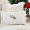 Arte Italica Natale Sprig Velvet Decor Pillow