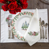 Arte Italica Natale Sprig Large Napkin