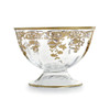 Arte Italica Vetro Gold Footed Serving Bowl