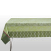 Le Jacquard Francais Coated Tablecloth Cotton Green