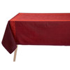 Le Jacquard Francais Tablecloth Ottomane Linen Burgundy