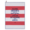 Le Jacquard Francais Tea Towel Elysee Patrie Tricolor 24"X31" 100% Cotton