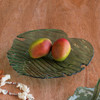 Annieglass - Leaves Palm Frond Large Platter