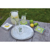 Mariposa Green Lime Wedge Beaded Napkin Box Set