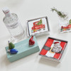 Mariposa Smiling Santa Beaded Napkin Box Set