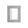 Mariposa Pale Gray Faux Grasscloth 5X7 Frame