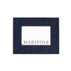 Mariposa Indigo Blue Faux Grasscloth 4X6 Frame