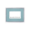 Mariposa Teal Leather With Metal Border 4X6 Frame