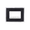 Mariposa Black Leather With Metal Border 4X6 Frame