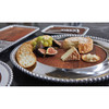 Mariposa Pearled Round Charcuterie Board With Cracker Surround