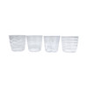 Mariposa Appliqué White Suite Of Double Old Fashion Glasses