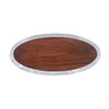 Mariposa Shimmer Long Oval Cheese Board, Dark Wood Insert
