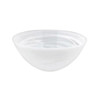 Mariposa White Alabaster Medium Bowl