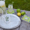 Mariposa Clear Pineapple Texture Iced Tea Glass
