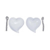 Mariposa Heart Ceramic Open Salt Spoon Set