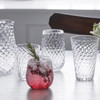 Mariposa Clear Herringbone Iced Tea Glass