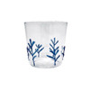 Mariposa Appliqué Blue Branches Double Old Fashion Glass