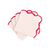 Matouk Scallop Edge Napkins and Placemats (Set of 4)