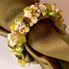 Calaisio Jewelled Napkin Ring Lemon - Set of 4