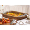 Calaisio Rectangular Casserole Basket with Baking Dish includes Pyrex 2QT baker