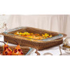 Calaisio Rectangular Casserole Basket with Baking Dish includes Pyrex 4QT baker