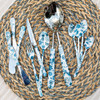 Juliska Field of Flowers Spoons Set of 4 - Chambray