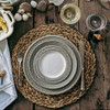 Juliska Le Panier Dinner Plate - Grey Mist