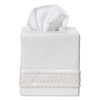 Juliska Le Panier Tissue Cover - Whitewash