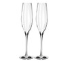 Waterford Elegance Optic Classic Champagne Flute, Pair