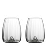Waterford Elegance Optic Stemless Wine Glass Set of 2 & Stopper