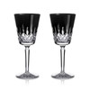 Waterford Lismore Black Medium Goblet 11.5 oz Pair